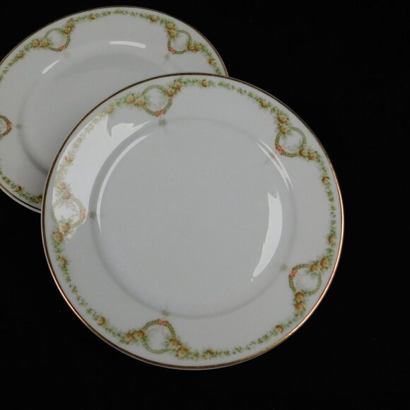 Lot of 2 Rosenthal Briar Rose Bread Butter Plate 6 3/4" Fine China Vintage Roses - Picture 6 of 9